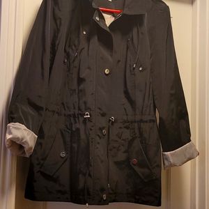 Charter Club water resistance Anchorage Jacket with hood.